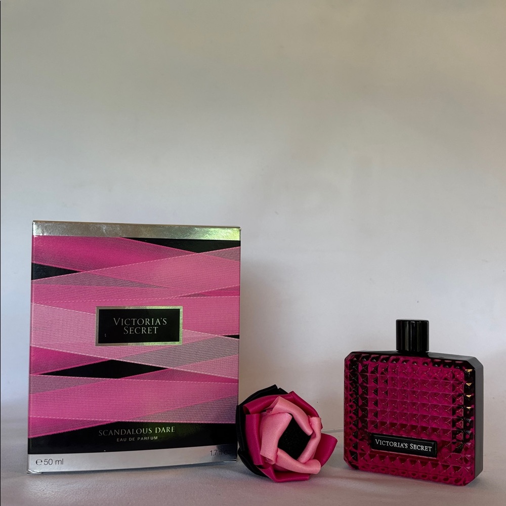 EMPTY BOTTLE & BOX VICTORIA’s SECRET SCANDALOUS DARE EAU DE PARFUM CAP ATOMIZER - Picture 6 of 11